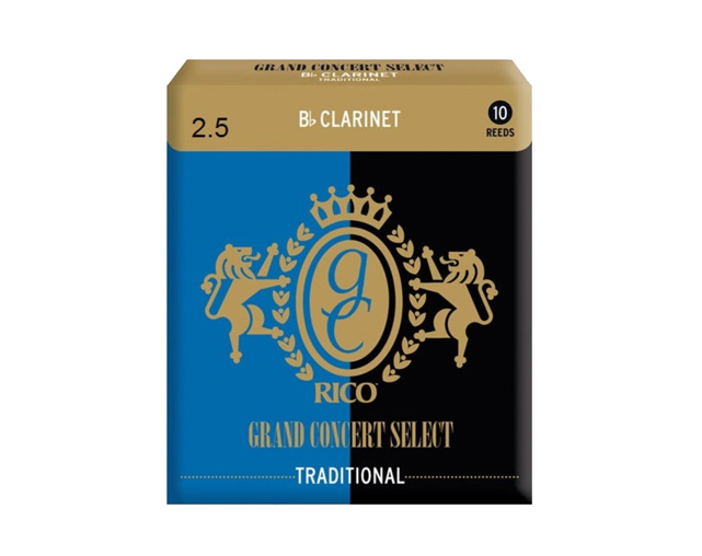 Rico Grand Concert Traditional 2.5 10 UN Bb Clarinet Reed