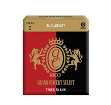 Rico Grand Concert Thick Unfiled 2.0 10 UN Bb Clarinet Reed