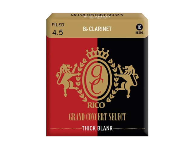 Palheta Clarinete Rico Grand Concert Thick 4.5 10 UN