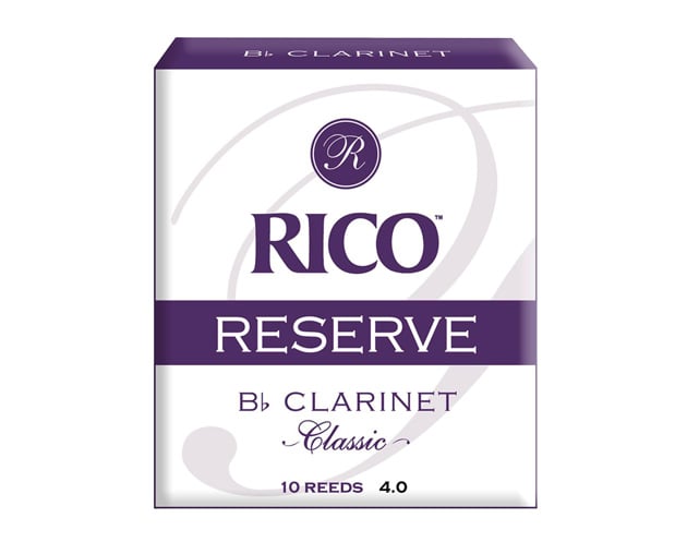 Palheta Clarinete Rico Reserve Classic 4.0+ 10 UN