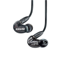 Auriculares Shure SE215K Preto Translúcido
