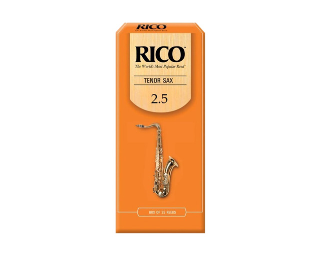 Rico Orange #2.5 25 UN Tenor Sax Reed