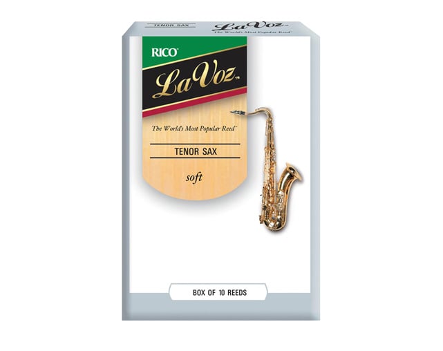 Palheta Sax Tenor Rico La Voz Soft 10 UN