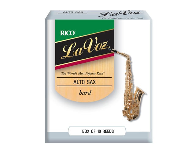 Palheta Sax Alto Rico La Voz Hard 10 UN