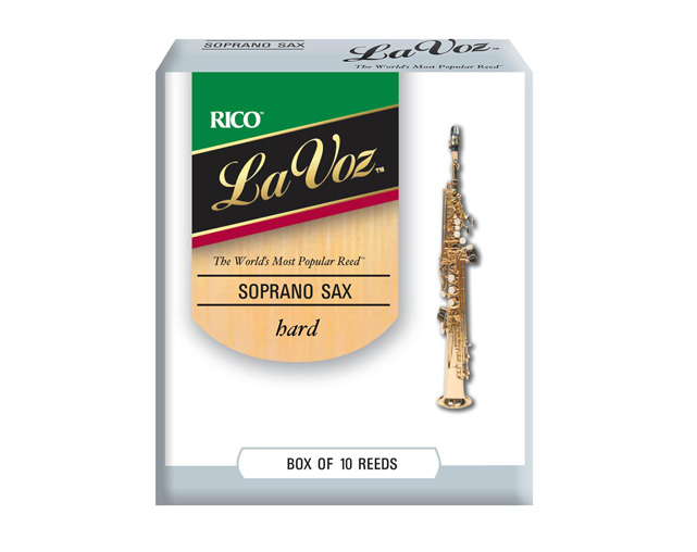 Palheta Sax Soprano Rico La Voz Hard 10 UN