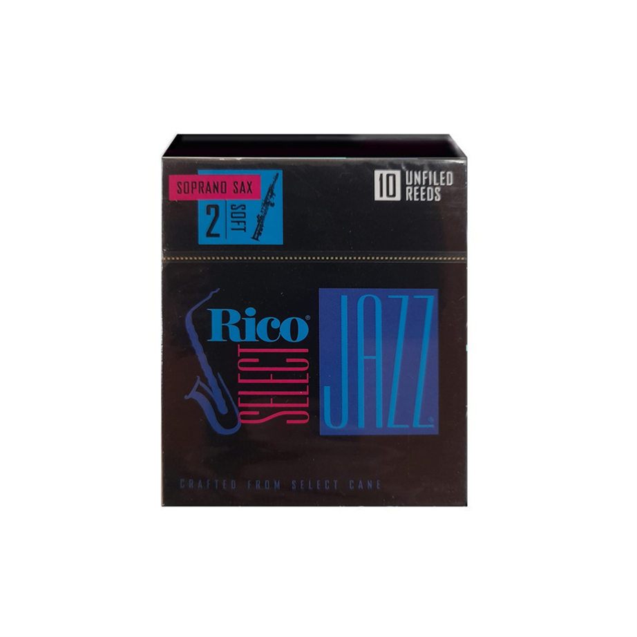 Rico Select Jazz 2.S 10 UN Unfiled Soprano Sax Reed
