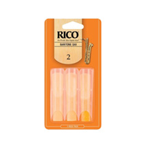 Caña para Saxófono Barítono #2.0 RICO ORANGE (3 Un)