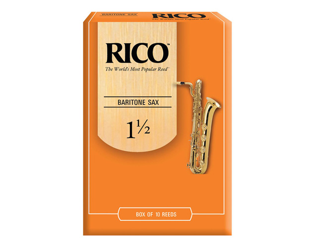 Palheta Sax Baritono Rico Orange 1.5 10 UN