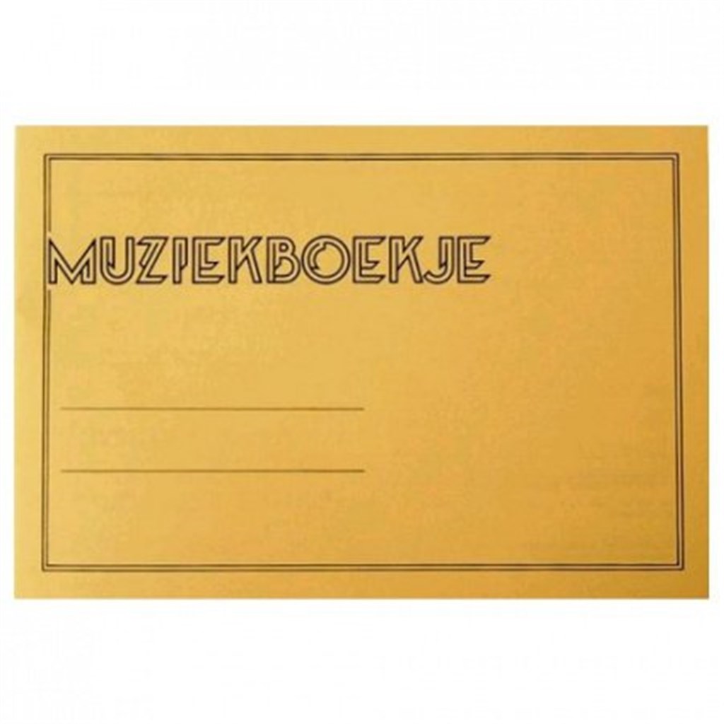 Muziekboekje 6 Balks Geel