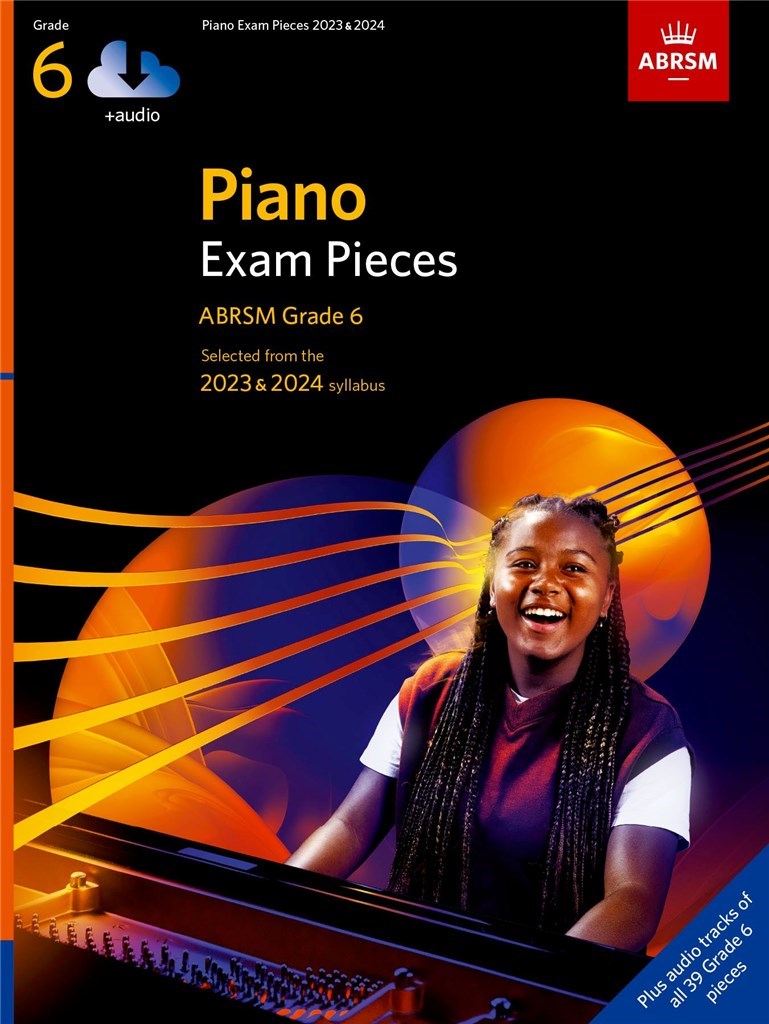 ABRSM Piano Exam Pieces 2023-2024 Grade 6 + Audio