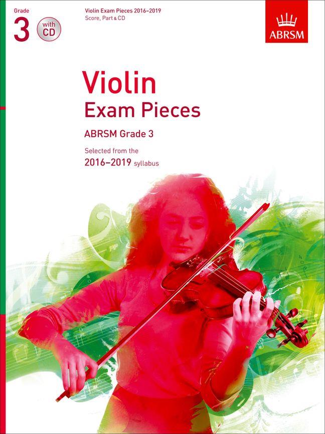 Violin Exam Pieces 2016-2019, ABRSM Grade 3