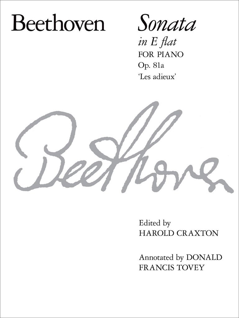 Piano Sonata in E flat (Les Adieux), Op. 81a