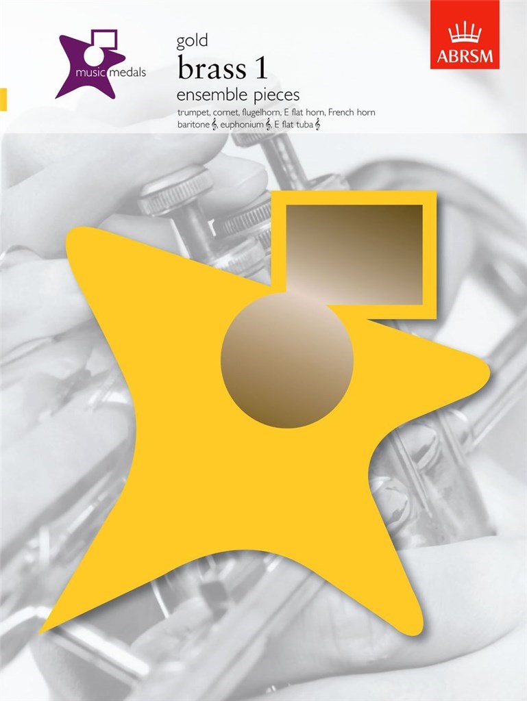 Music Medals Gold Brass 1 Ensemble Pieces