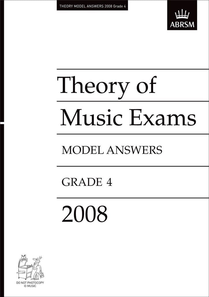 ABRSM Theory Of Music Examinations Model Answers 4