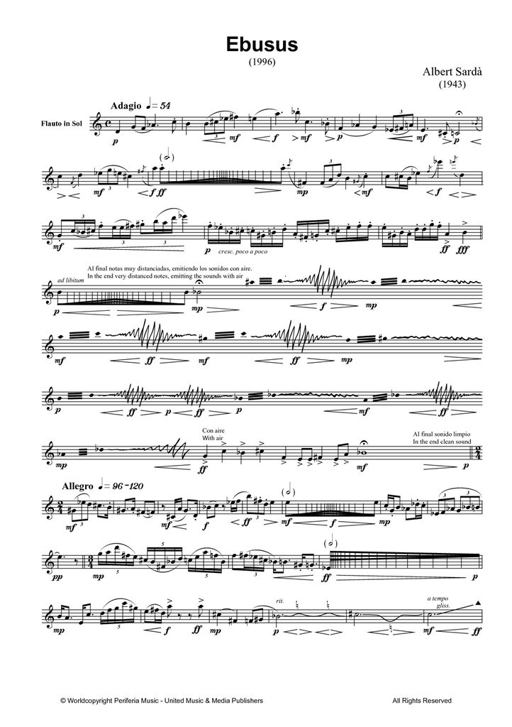 Ebusus for Alto Flute Solo