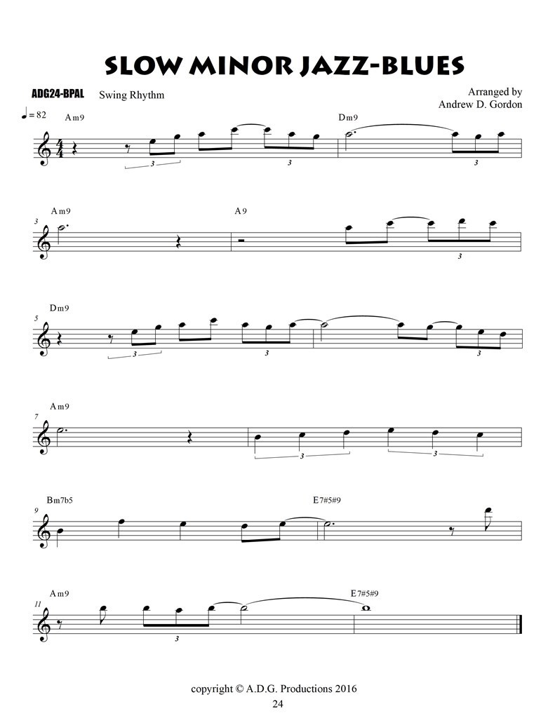 The Blues Play-A-Long and Solos