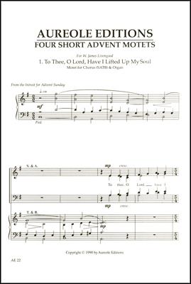 To Thee, O Lord, Have I Lifted Up My Soul