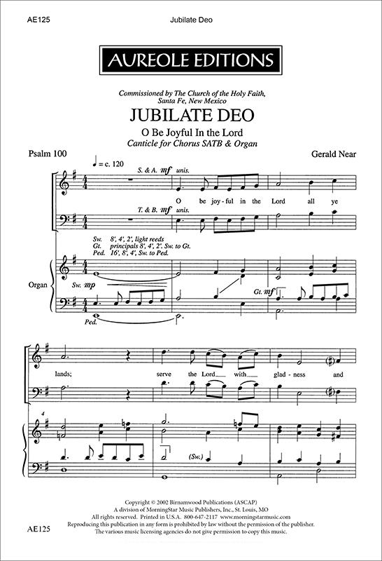 Jubilate Deo