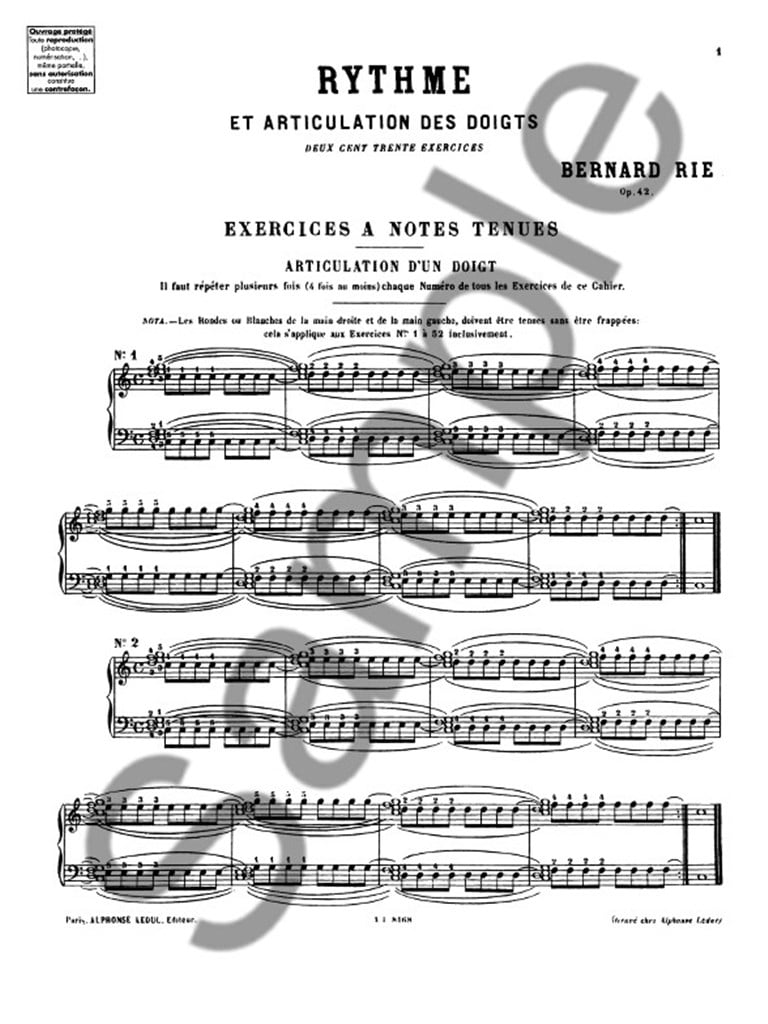 Rythme Et Articulation Des Doigts