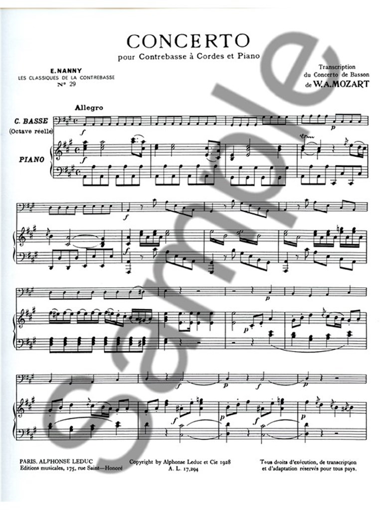 Wolfgang Amadeus Mozart: Concerto
