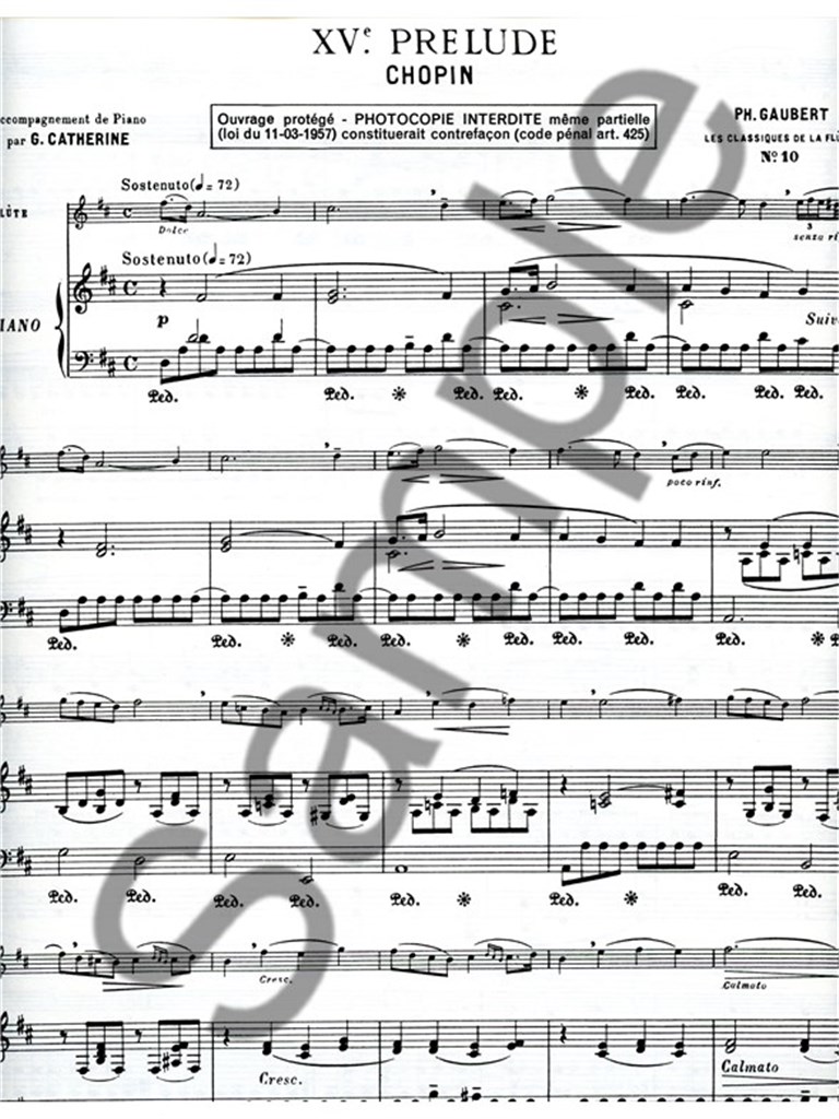 Prelude No.15, Op.28 in D flat major