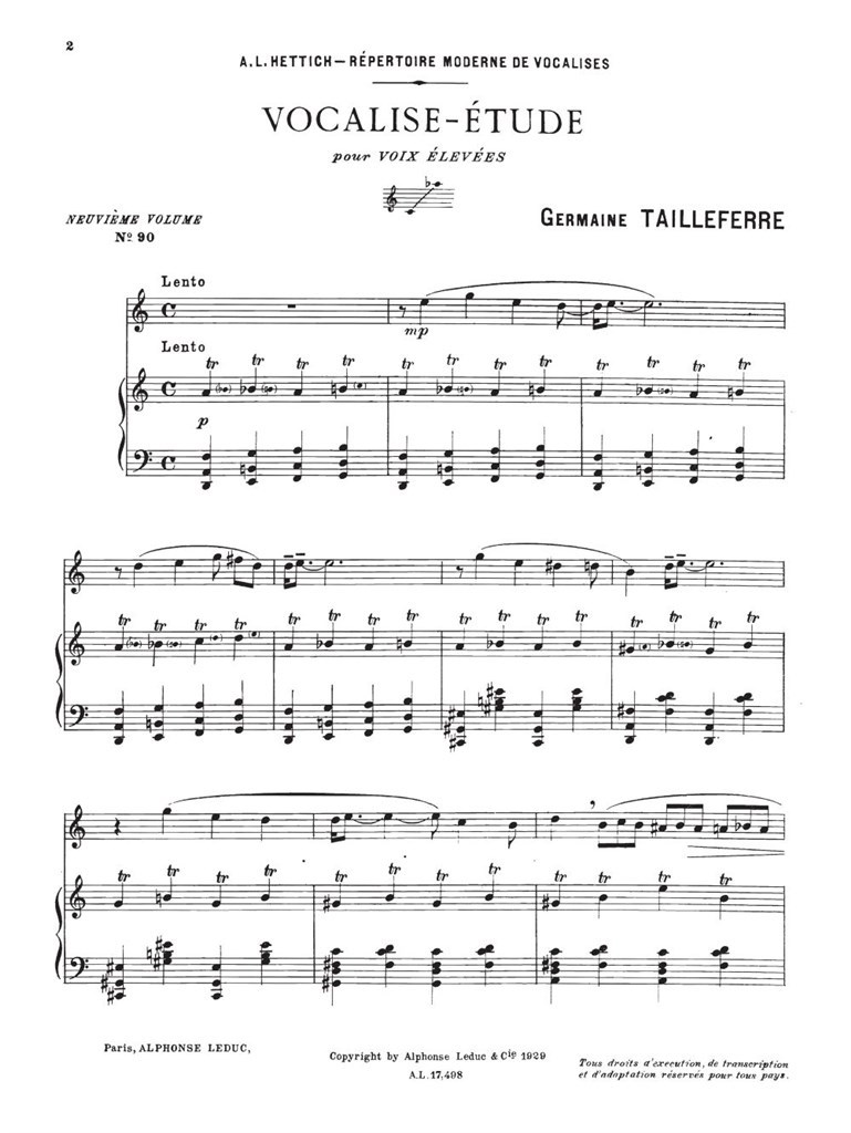 Vocalise Etude