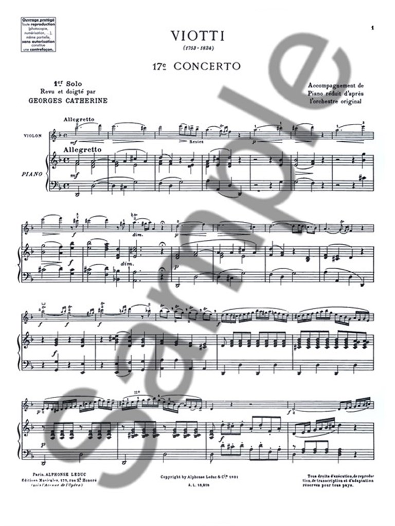Premiers Solos Concertos