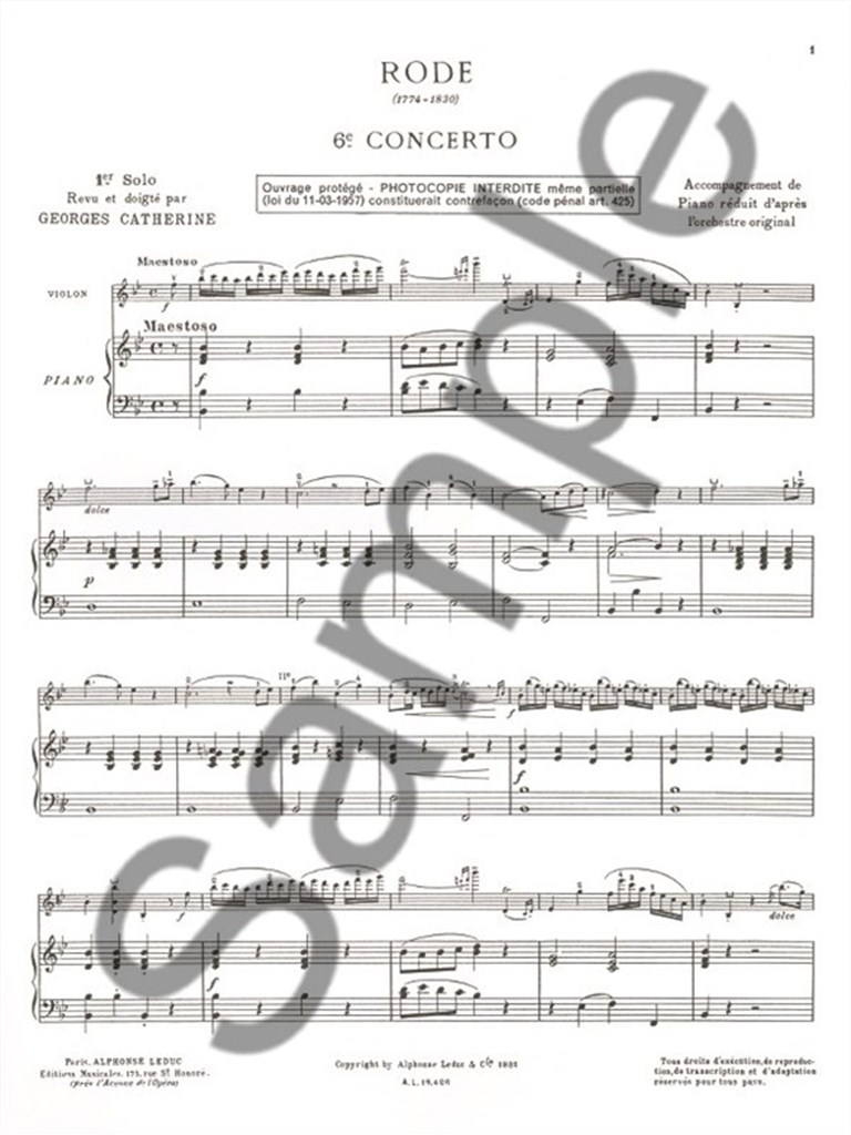 Premiers Solos Concertos