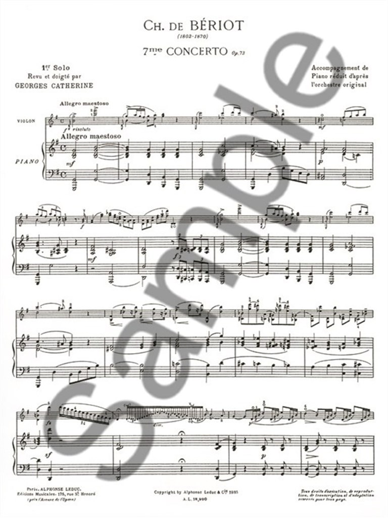 First Solos Extracted From The Classic Concertos