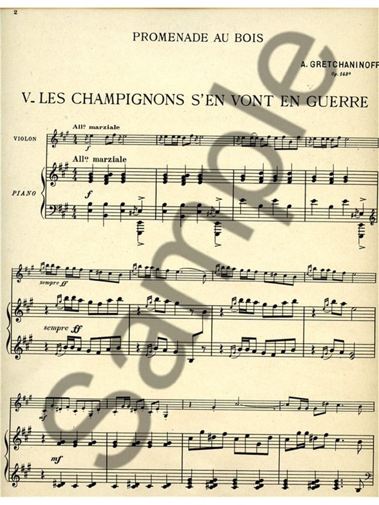 Promenade au Bois Op.143, No.5 - Le Cordier