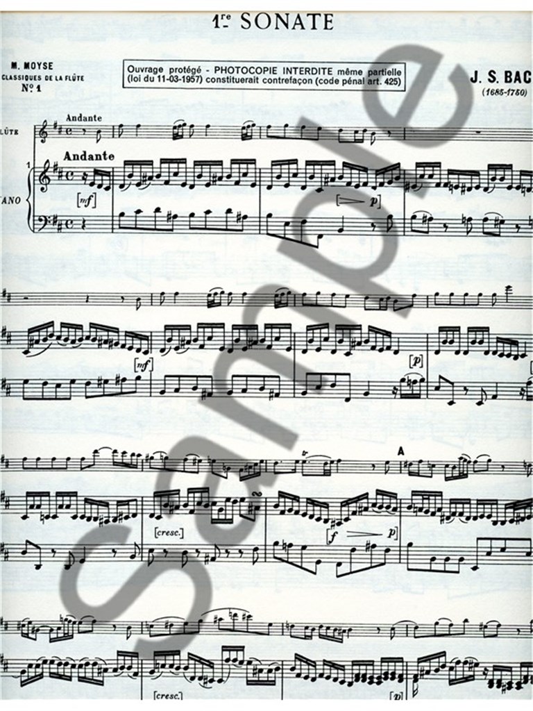 Sonata No.1, BWV1030 in B minor