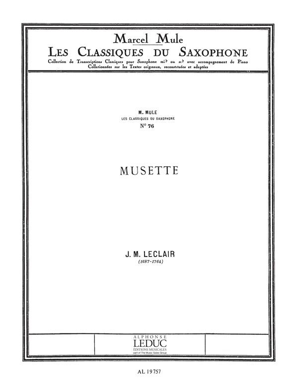 Jean-Marie Leclair: Musette
