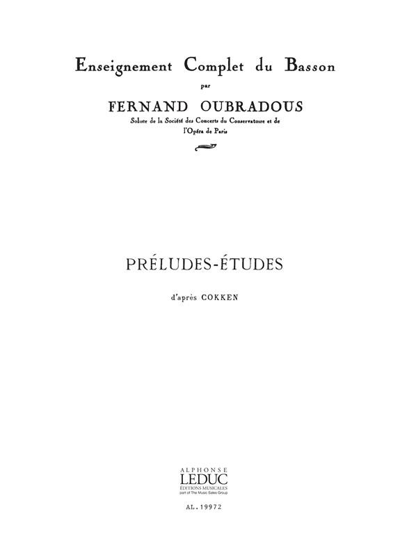 Preludes-Etudes