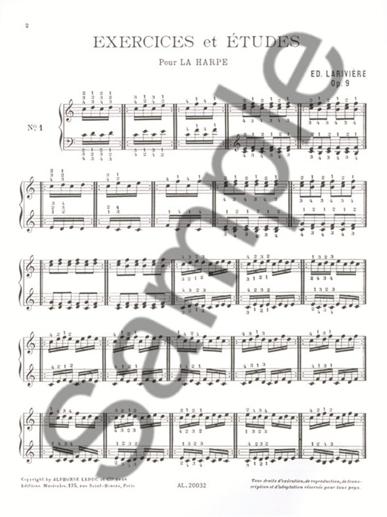 Exercices Et Etudes Op. 9