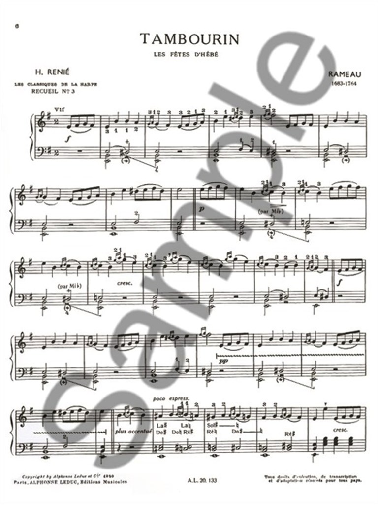 Les Classiques de la Harpe Vol.3