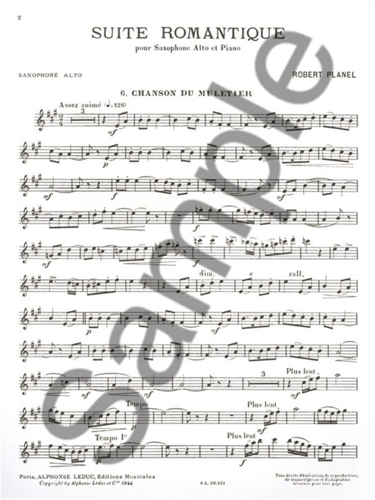 Robert Planel: Suite Romantique 6