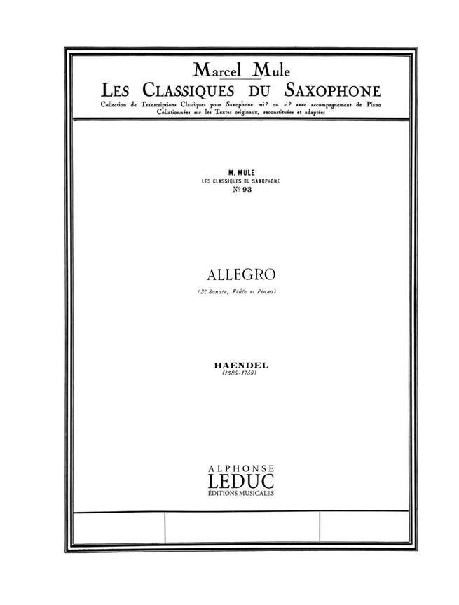 Classique Saxophone Mib N0093