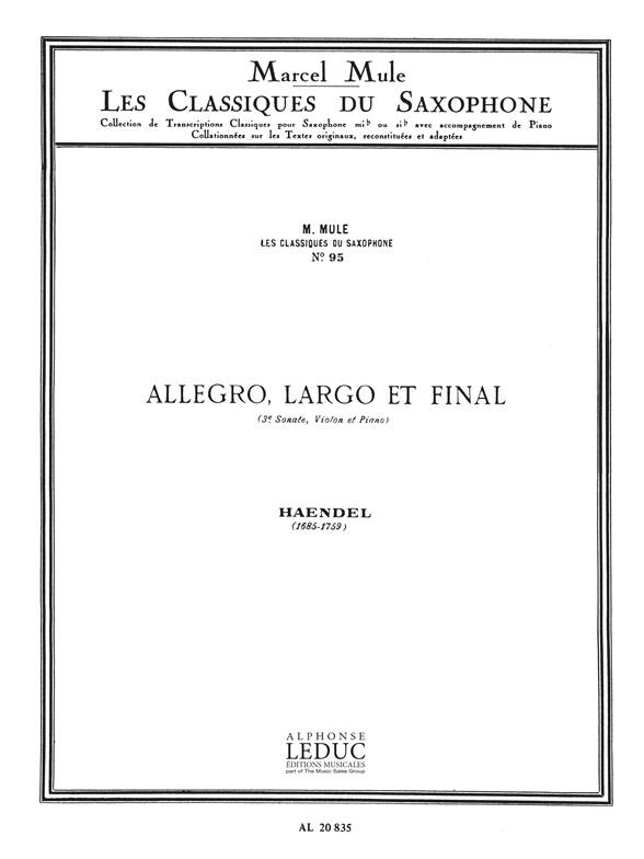 Allegro, Largo et Finale Op.1 No.12