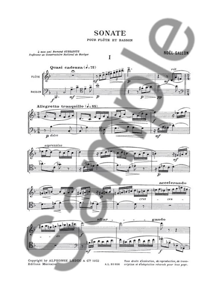 Noel-Gallon: Sonate