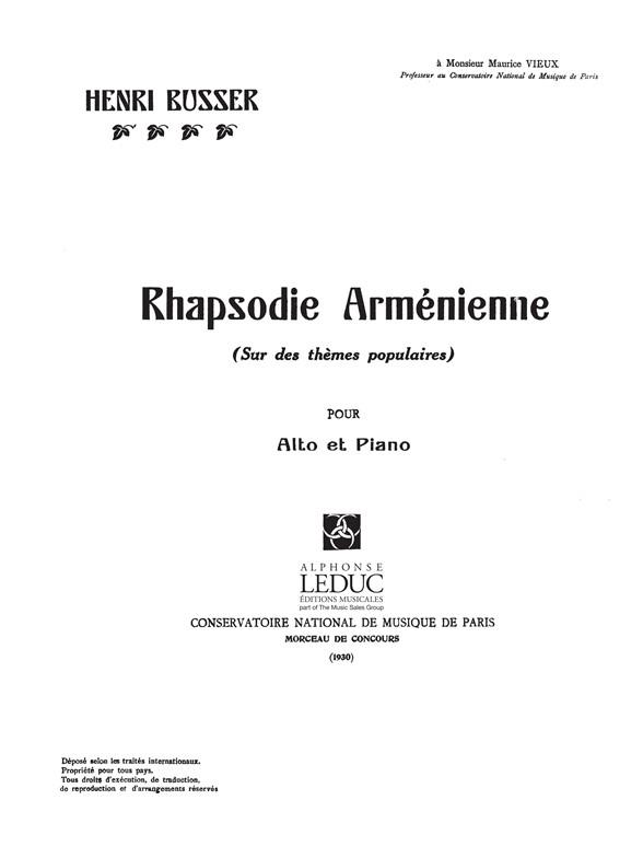 Rhapsodie Armenienne