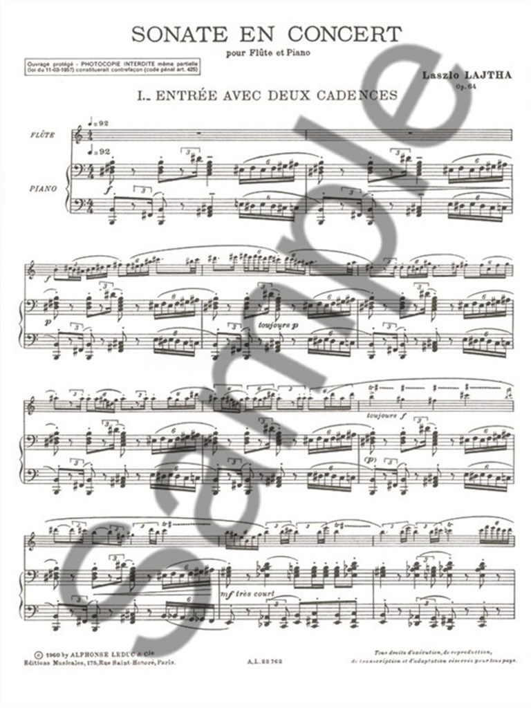 Sonate En Concert Op64