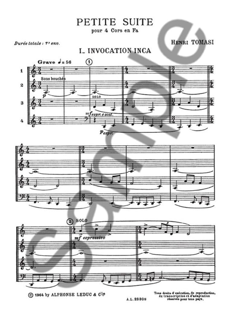 Henri Tomasi: Petite Suite