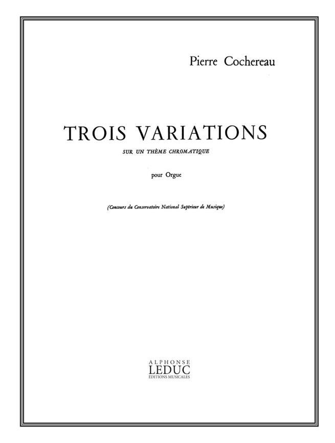 3 Variations sur un Theme chromatique