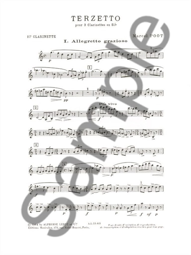 Trio For 3 Clarinets