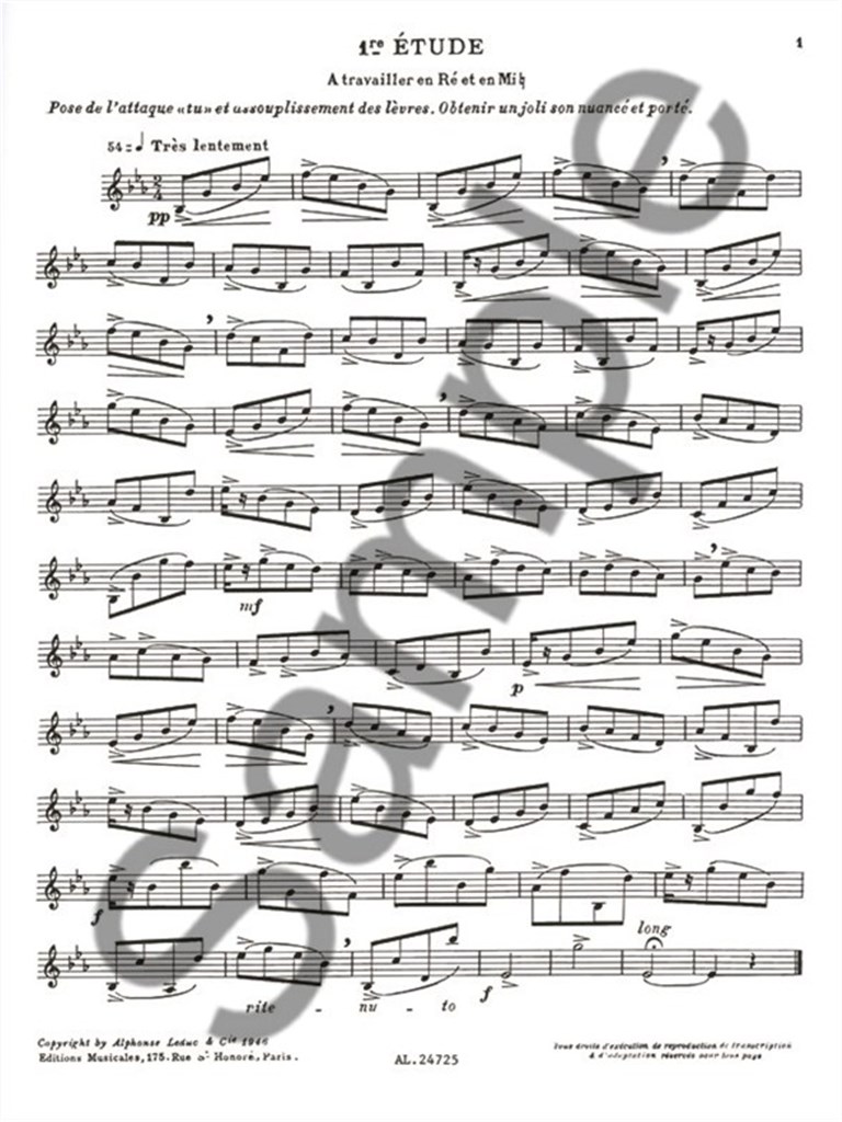 Vingt-Cinq etudes de Virtuosite - Volume 1