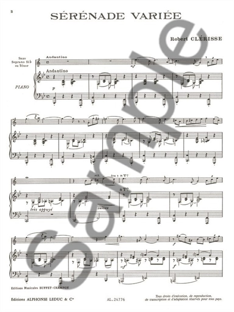 Serenade Variee