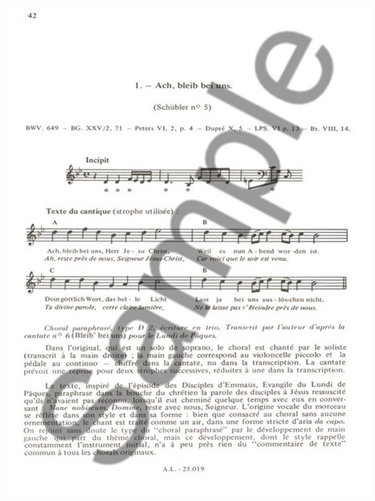 J. S. Bach's Chorales for Organ
