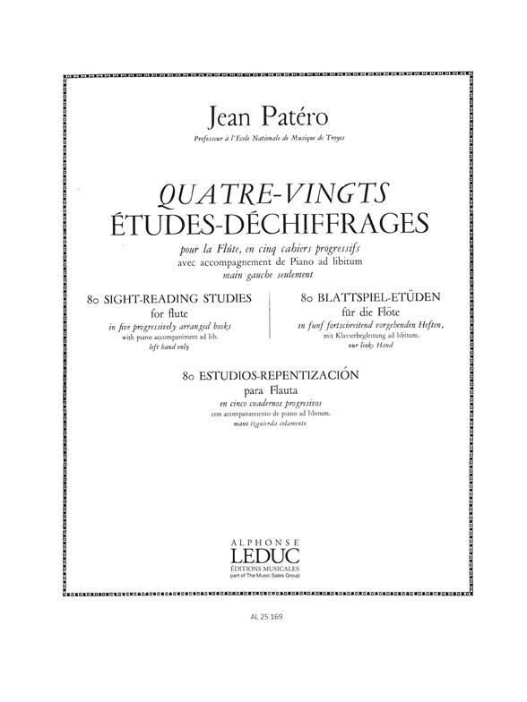 Jean Patero: 80 Etudes de Dechiffrages Vol.5