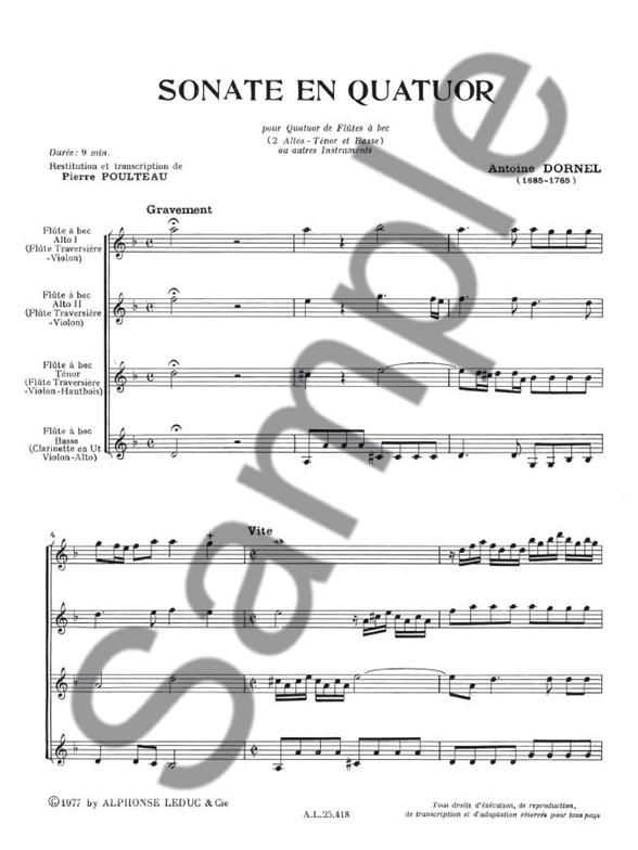 Sonate En Quator