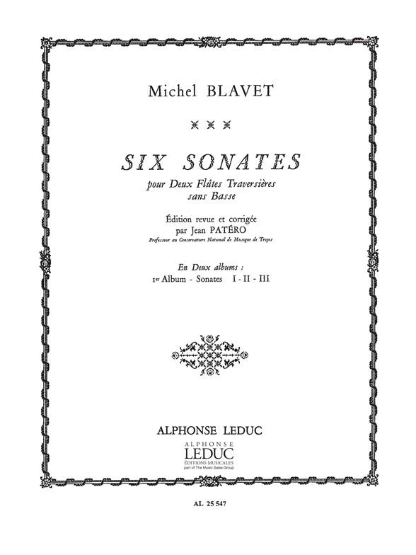 Michel Blavet: 6 Sonates Vol.1: No.1 - No.3